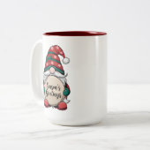 クリスマス格言シーズンのご挨拶 ツートーンマグカップ (正面左)