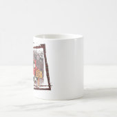 クリスマス格言スウィート格言レッドトラックプレイド素朴 コーヒーマグカップ (中央)