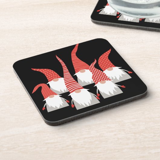 クリスマス格言ズホリデー小人ズカウトシーズンクリスマス コースター (左側)