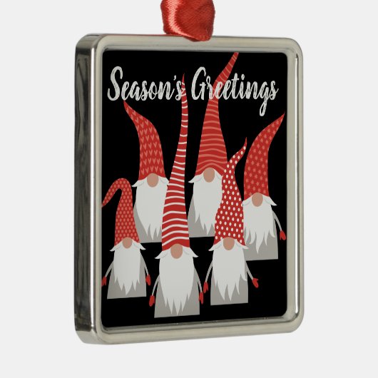 クリスマス格言ズホリデー小人ズカウトシーズンクリスマス メタルオーナメント (右)