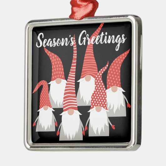 クリスマス格言ズホリデー小人ズカウトシーズンクリスマス メタルオーナメント (左)