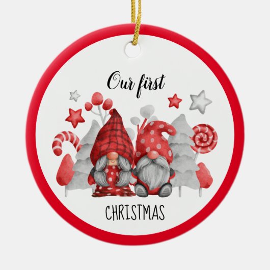 クリスマス格言セラミックオーナメント セラミックオーナメント (正面)