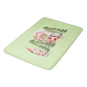 クリスマス格言デザイン1バスマット バスマット (アングル)