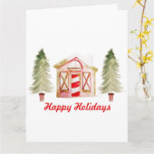 クリスマス格言デザイン カード (黄色い花)