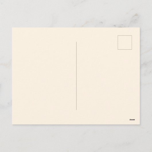 クリスマス格言トナカイの水色 シーズンポストカード (裏面)