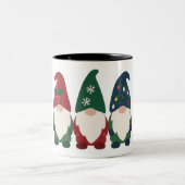 "クリスマス格言トリオ – フェスティバル休日 ツートーンマグカップ (中央)