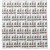 クリスマス格言パターン シャワーカーテン (正面)