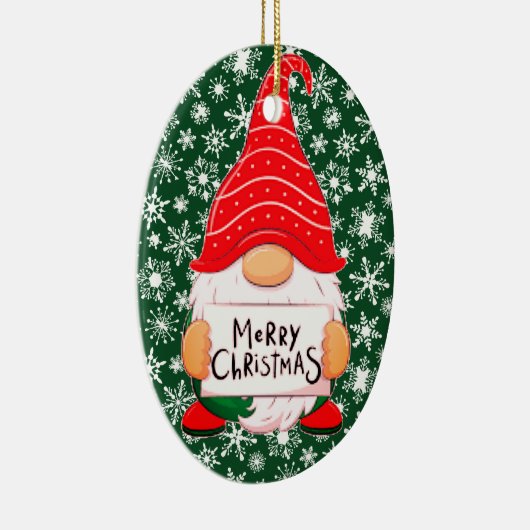 クリスマス格言パーソナライズされたセラミックオーナメント セラミックオーナメント (右)