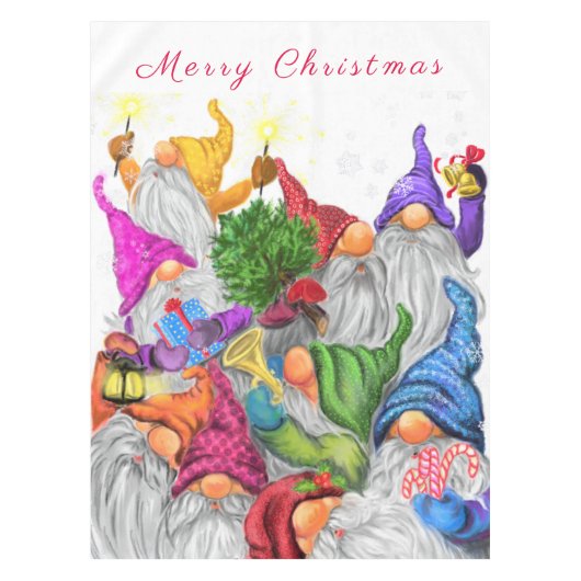 クリスマス格言パーティーおもしろいテーブルクロス テーブルクロス (正面)