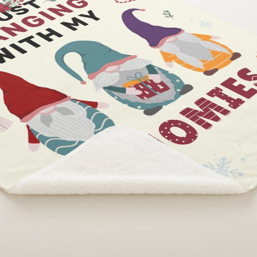 クリスマス格言ファミリーつるはグノーミーと一緒 シェルパブランケット (3/4)