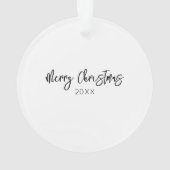 クリスマス格言ファミリー名フェスティバルおもしろい休日 オーナメント (裏面)