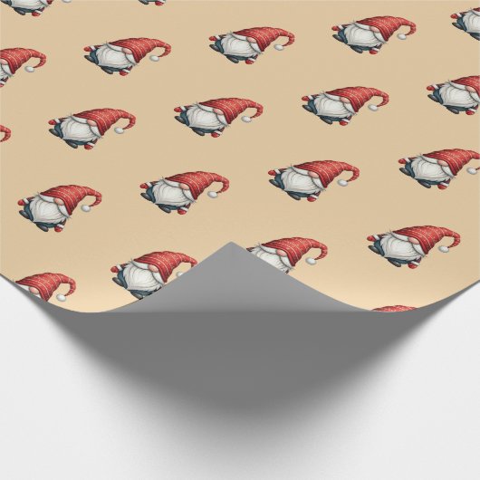 クリスマス格言フェスティバルホリデーギフトオンアプリコット ラッピングペーパー (角)