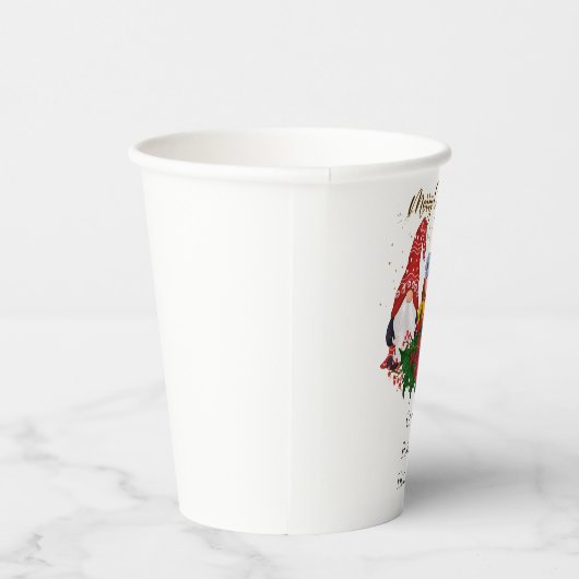 クリスマス格言フォーザホリデーズトレンディー 紙コップ (右)