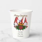 クリスマス格言フォーザホリデーズトレンディー 紙コップ (正面)