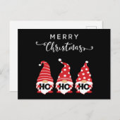 クリスマス格言ホホホホ シーズンポストカード (正面/裏面)