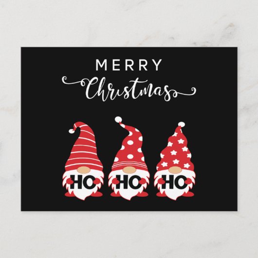 クリスマス格言ホホホホ シーズンポストカード (正面)
