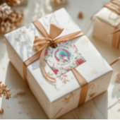 クリスマス格言ホリデーエレガントフローラ フェイバータグ