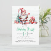 クリスマス格言ホリデーパーティー招待状 シーズンカード (スタンド正面)