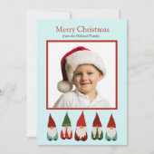 クリスマス格言ホリデーフォトカード 案内状 (正面)