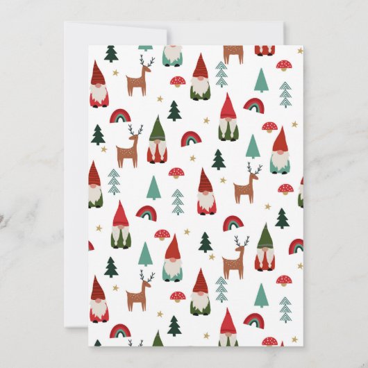 クリスマス格言ホリデーフォトカード 案内状 (裏面)