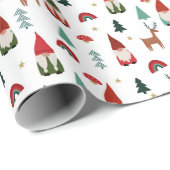 クリスマス格言ホリデーホワイト ラッピングペーパー (ロールコーナー)