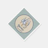 クリスマス格言ホームフォーザホリデーズ スタンダードカクテルナプキン (角)