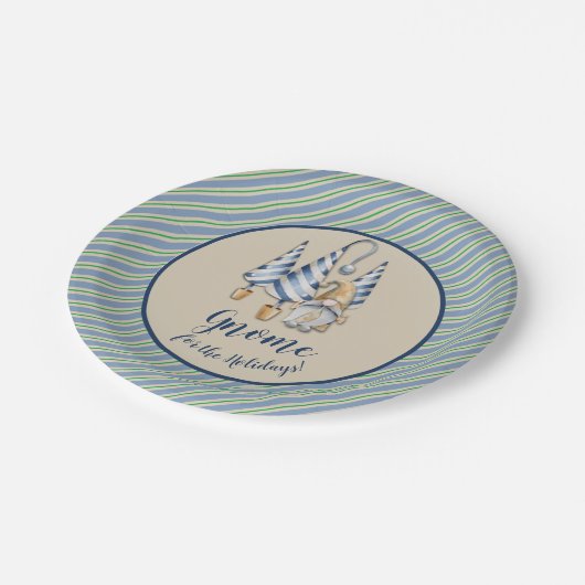 クリスマス格言ホームフォーザホリデーズ ペーパープレート (アングル)