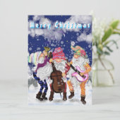 クリスマス格言ミュージックバンドカード – おもしろい (スタンド正面)