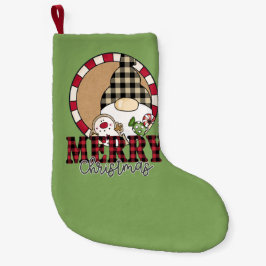 クリスマス格言メリークリスマスグリーン スモールクリスマスストッキング