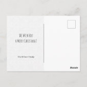 クリスマス格言ラブウォーターカラーハンド絵を描 ポストカード (裏面)