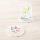 クリスマス格言ラブウォーターカラーハンド色彩の鮮やか コースター (側面)