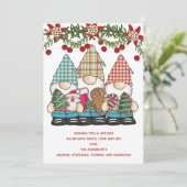 クリスマス格言レッドグリーンホリデークリスマスカード シーズンカード (スタンド正面)