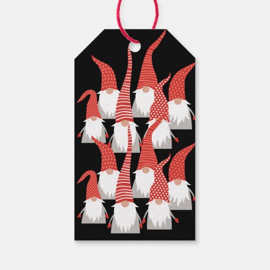 クリスマス格言休日小人かわいい季節のクリスマス ギフトタグ (裏面)