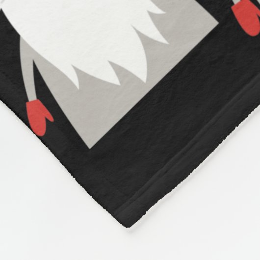 クリスマス格言休日小人かわいい季節のクリスマス フリースブランケット (角)