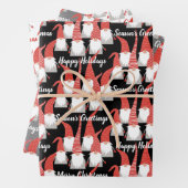 クリスマス格言休日小人かわいい季節のクリスマス ラッピングペーパーシート (インサイチュ)