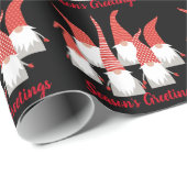 クリスマス格言休日小人かわいい季節のクリスマス ラッピングペーパー (ロールコーナー)