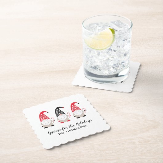 クリスマス格言休日 ペーパーコースター (インサイチュ)