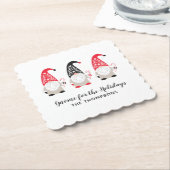 クリスマス格言休日 ペーパーコースター (アングル)