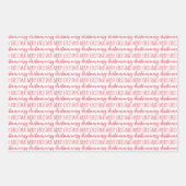 クリスマス格言休日 ラッピングペーパーシート (正面3)