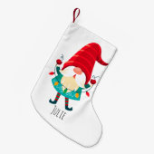 クリスマス格言保持クリスマスライト スモールクリスマスストッキング (正面 (吊り時))