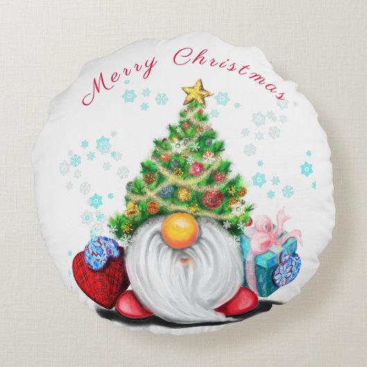 クリスマス格言円枕 ラウンドクッション (裏面)