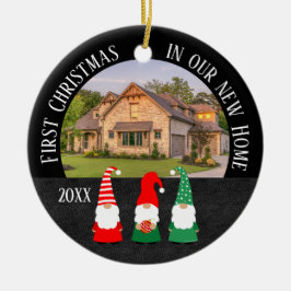 クリスマス格言初めてのクリスマスの新居 セラミックオーナメント