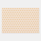 クリスマス格言北欧スカンジナビアブルーイエロー ラッピングペーパーシート (正面3)