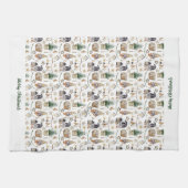 クリスマス格言北欧ファームハウススタイル キッチンタオル (横)