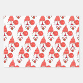 クリスマス格言及びキャンディーケーンギフト ラッピングペーパーシート (正面3)