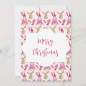 クリスマス格言及び手袋付トナカイ シーズンカード (正面)