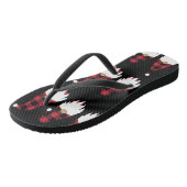 クリスマス格言大人ビーチサンダル、スリムストラップ ビーチサンダル (アングル)