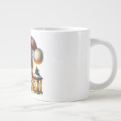 クリスマス格言居心地の良いクリスマス居心地の良い格言ウィッシュ ジャンボコーヒーマグカップ (右)