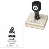 クリスマス格言差出人住所 ラバースタンプ (押印)