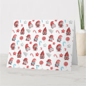 クリスマス格言折り畳みグリーティングカード カード (裏面)